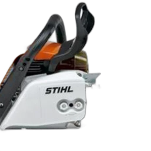 staff, stihl, chainsaw, orange transparent PNG cut-out
