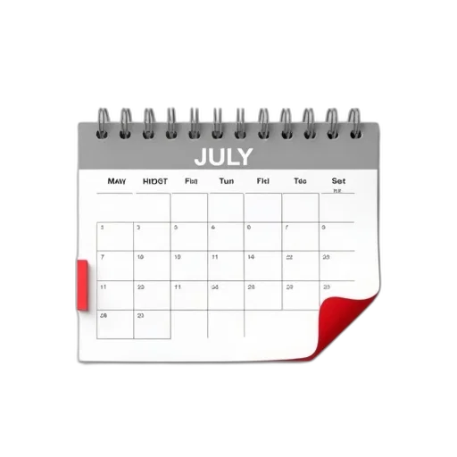 white, calendar, gray, cover transparent PNG cut-out