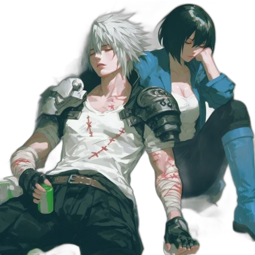 jacket, concept art, cyberpunk, fantasy art transparent PNG cut-out