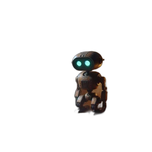 robot, creature, animal, staff transparent PNG cut-out