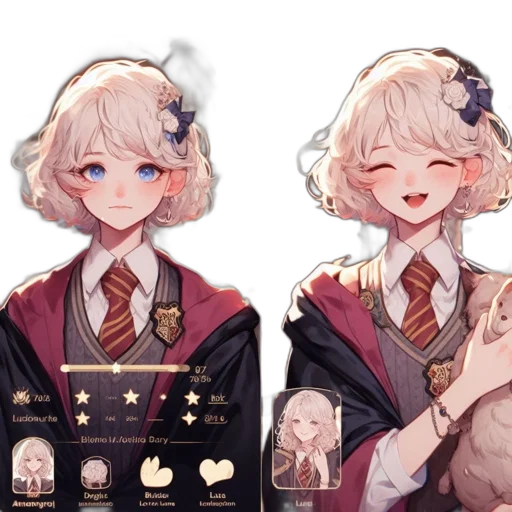 staff, crown, creature, face transparent PNG cut-out