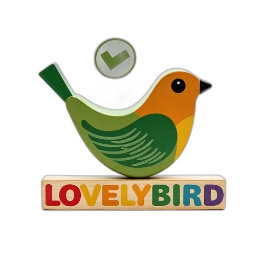 3d render, pixel art, wooden, toy transparent PNG cut-out