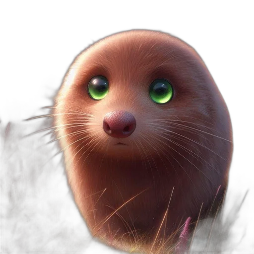 animal, creature, face, staff transparent PNG cut-out