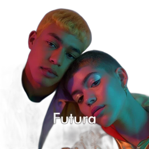 vaporwave, photorealistic, cyberpunk, neon lights transparent PNG cut-out