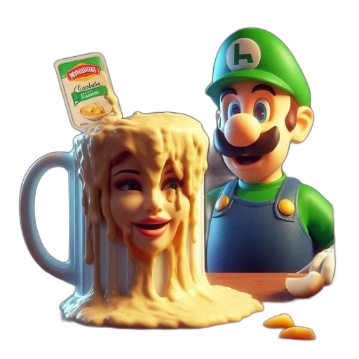 food, robot, face, crown transparent PNG cut-out