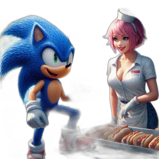 food, concept art, 3d render, comic book art transparent PNG cut-out