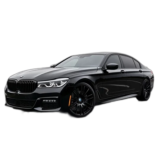 car, photorealistic, 3d render, black transparent PNG cut-out