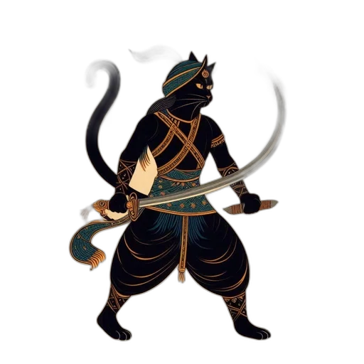 staff, dragon, sword, mask transparent PNG cut-out