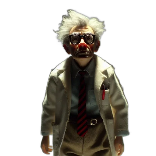 staff, jacket, mask, 3d render transparent PNG cut-out