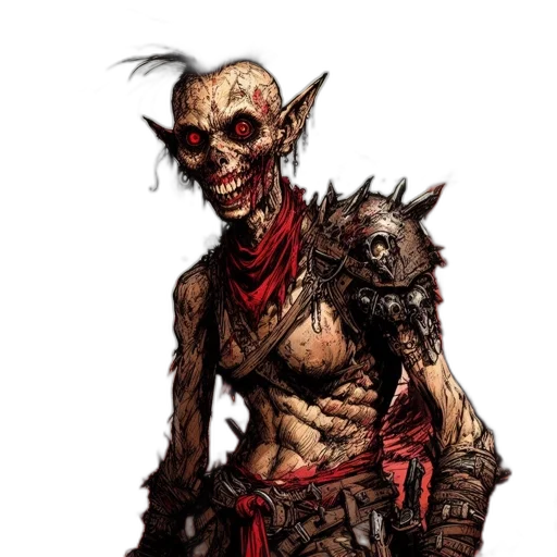 mask, creature, face, staff transparent PNG cut-out