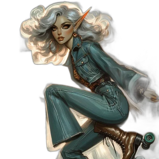 staff, fantasy art, concept art, comic book art transparent PNG cut-out