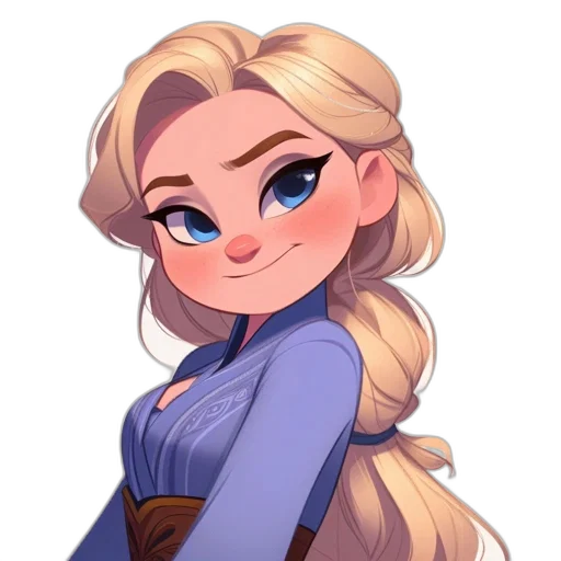 dress, face, crown, staff transparent PNG cut-out