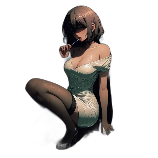 dress, staff, mask, flower transparent PNG cut-out