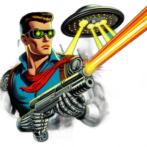 staff, sword, weapon, comic book art transparent PNG cut-out
