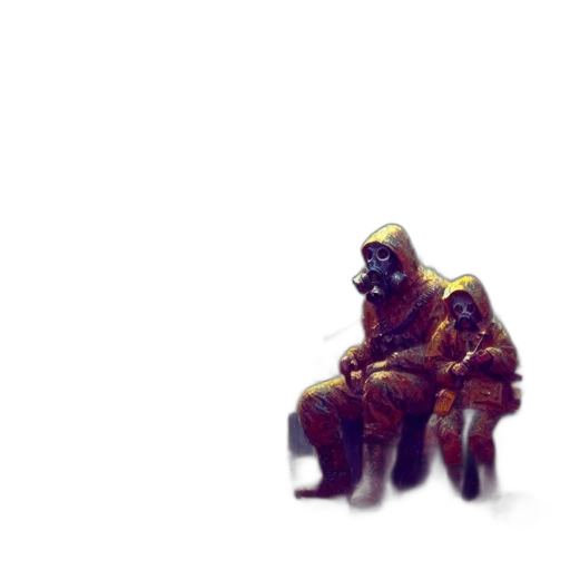 robot, mask, creature, weapon transparent PNG cut-out