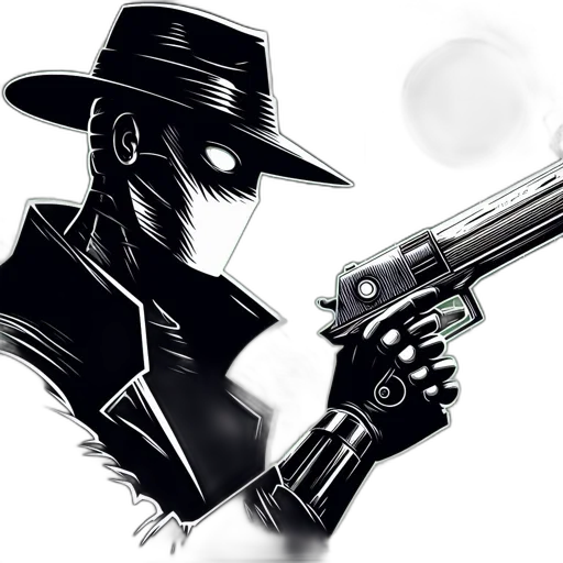 weapon, staff, robot, hat transparent PNG cut-out