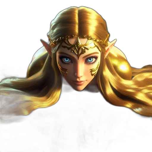 crown, face, mask, hair transparent PNG cut-out
