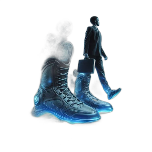 shoes, concept art, 3d render, pixel art transparent PNG cut-out