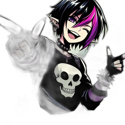 jacket, mask, weapon, cartoon transparent PNG cut-out