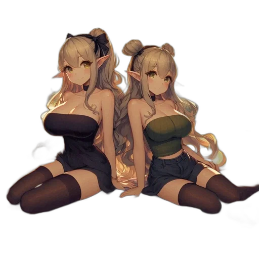 dress, mask, anime, concept art transparent PNG cut-out