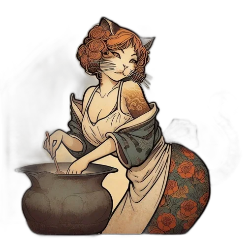 dress, concept art, fantasy art, watercolor transparent PNG cut-out