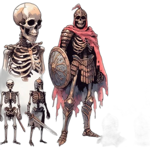 concept art, fantasy art, comic book art, 3d render transparent PNG cut-out