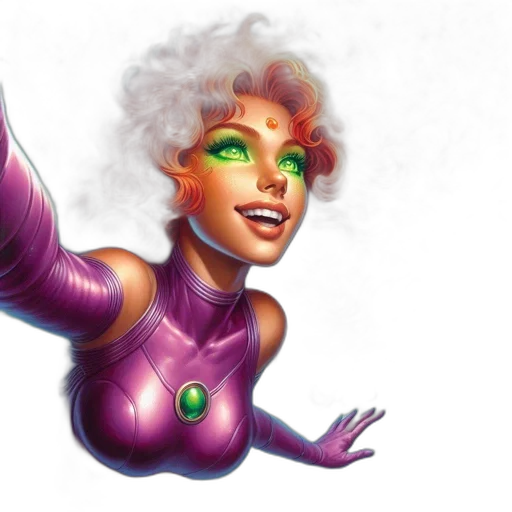 comic book art, concept art, fantasy art, 3d render transparent PNG cut-out