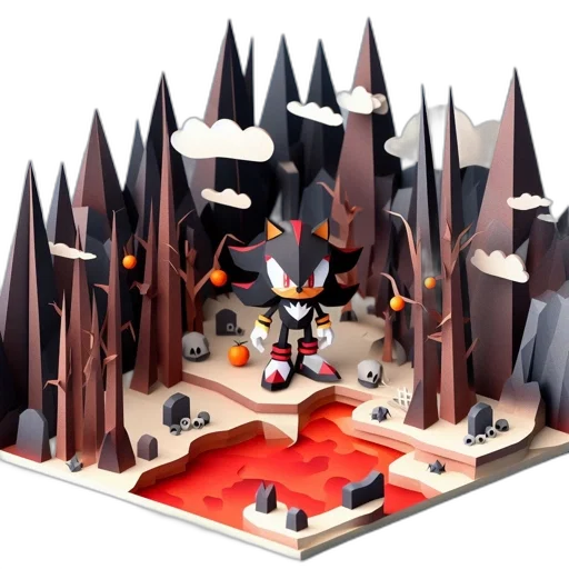 concept art, 3d render, fantasy art, pixel art transparent PNG cut-out