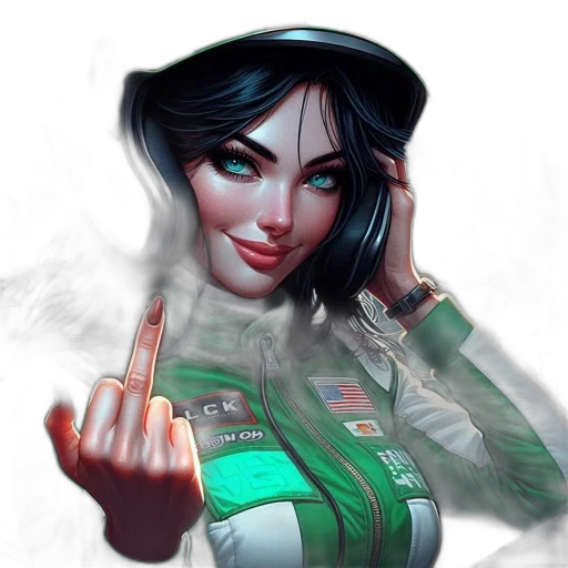 jacket, weapon, face, staff transparent PNG cut-out