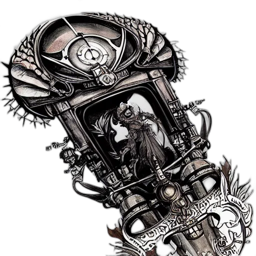 weapon, jewelry, crown, robot transparent PNG cut-out
