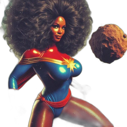 hair, comic book art, concept art, fantasy art transparent PNG cut-out