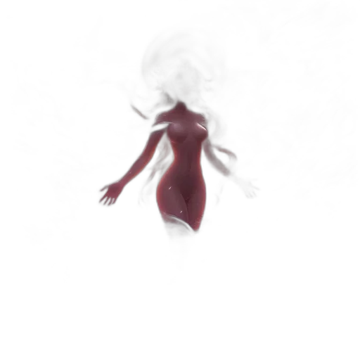dress, creature, hair, robot transparent PNG cut-out