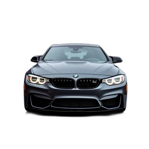 car, weapon, face, photorealistic transparent PNG cut-out