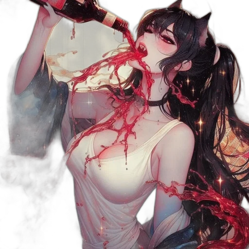 dress, weapon, staff, concept art transparent PNG cut-out