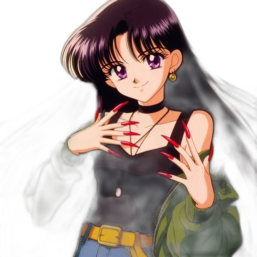 jacket, dress, weapon, anime transparent PNG cut-out