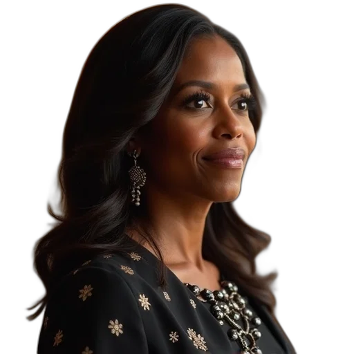 dress, michelle, obama, president transparent PNG cut-out
