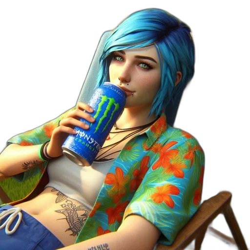 bottle, concept art, photorealistic, vaporwave transparent PNG cut-out