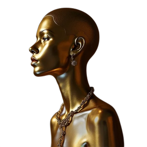 jewelry, crown, face, robot transparent PNG cut-out