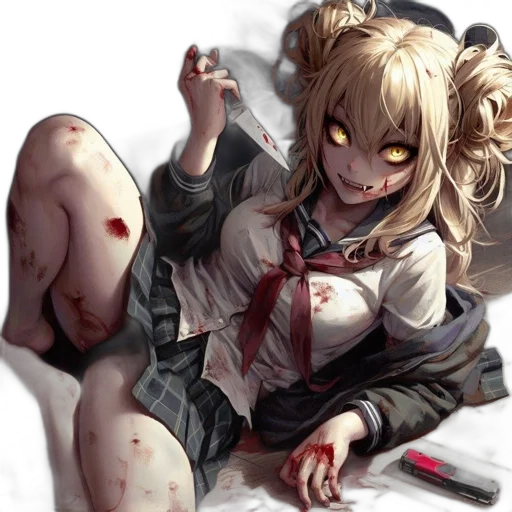 weapon, staff, face, anime transparent PNG cut-out