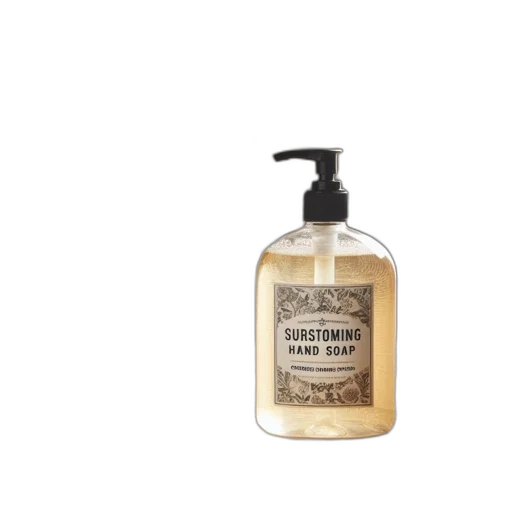 bottle, hair, image, shows transparent PNG cut-out