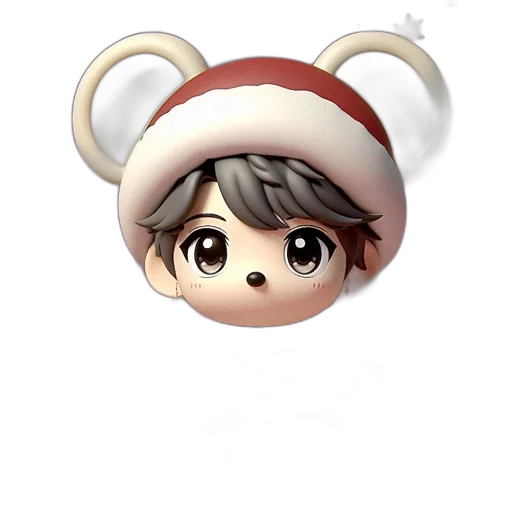 hat, cartoon, anime, 3d render transparent PNG cut-out