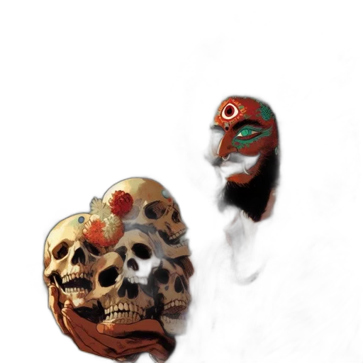 mask, jewelry, creature, face transparent PNG cut-out
