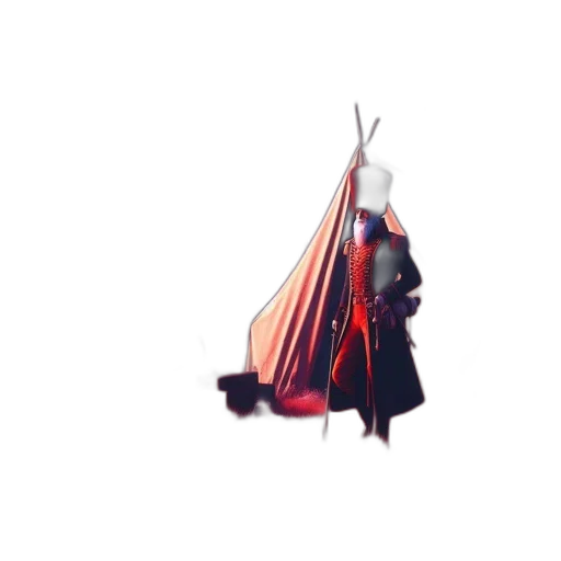 umbrella, staff, hat, sword transparent PNG cut-out