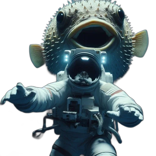 creature, mask, robot, staff transparent PNG cut-out