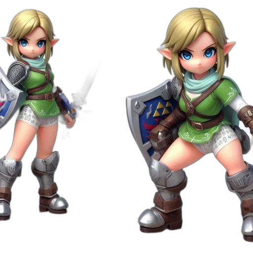 concept art, 3d render, fantasy art, pixel art transparent PNG cut-out