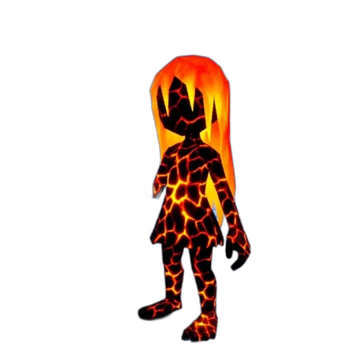 jacket, mask, creature, staff transparent PNG cut-out