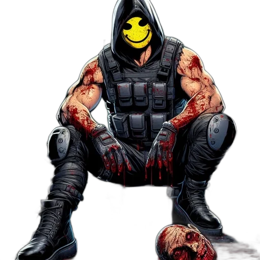 mask, weapon, comic book art, concept art transparent PNG cut-out