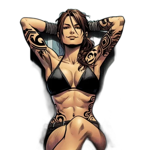 comic book art, cartoon, concept art, fantasy art transparent PNG cut-out