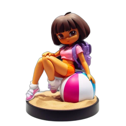 3d render, concept art, animated, female transparent PNG cut-out