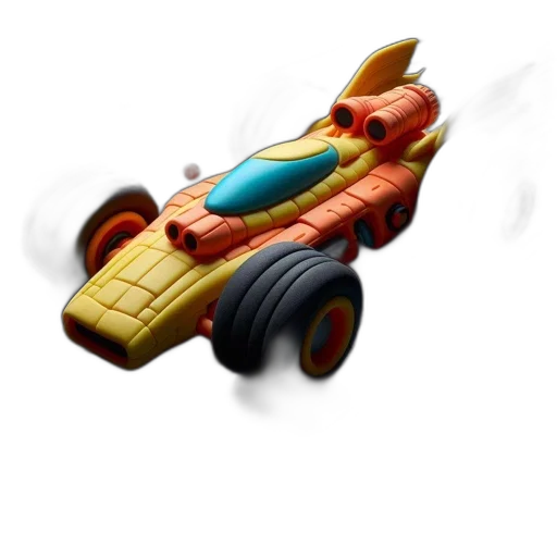 car, weapon, concept art, 3d render transparent PNG cut-out